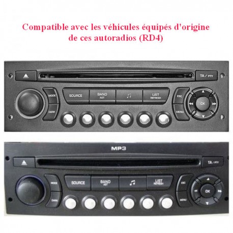 COMMANDE VOLANT CITROEN C4 PICASSO 2006 à 2017 - Fakra - Sans radar de recul