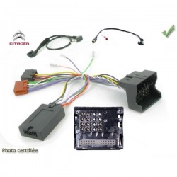 COMMANDE VOLANT Citroen C3 2005-2016 - Pour Pioneer FAKRA sans radar de recul