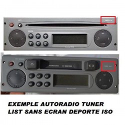 COMMANDE VOLANT Renault Grand Modus 2004-2012 ISO AVEC Tuner List sans ECRAN déporté