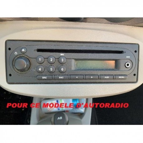 COMMANDE VOLANT Renault Twingo 2009-2014 ISO SANS écran déporté