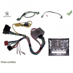 COMMANDE VOLANT Peugeot 407 2004-2010 - Pour Clarion avec radars de recul