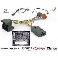 COMMANDE VOLANT Peugeot 207 2006-2012 - FAKRA - Pour Pioneer SANS radars de recul