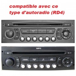 Commande au volant Fiat Scudo 2007-2017 SANS radar recul