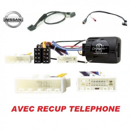 COMMANDE VOLANT Nissan JUKE 2010 et plus - Pour Alpine - Avec décroché téléphone au volant