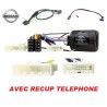 COMMANDE VOLANT Nissan JUKE 2010 et plus - Pour Alpine - Avec décroché téléphone au volant