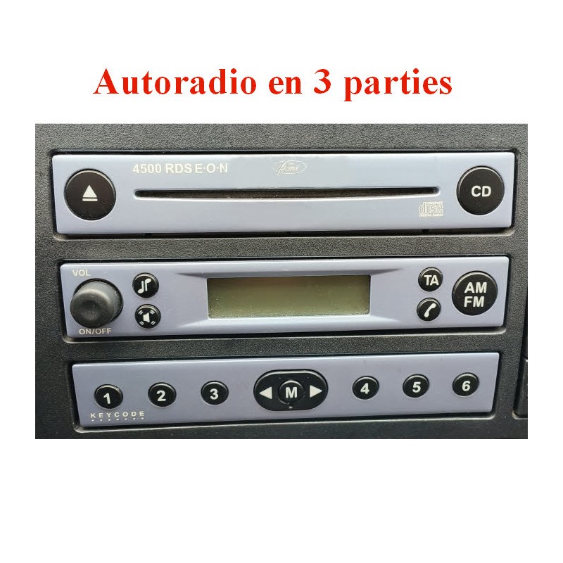 COMMANDE AUTORADIO FORD FIESTA 2010