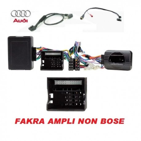 COMMANDE VOLANT AUDI A3 2003-2012 - FAKRA - Ampli non Bose