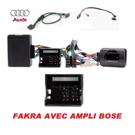 COMMANDE VOLANT AUDI A3 2003-2012 - FAKRA - Ampli Bose