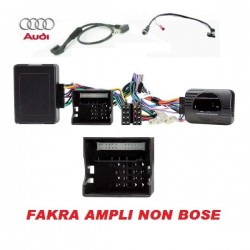 COMMANDE VOLANT AUDI A6 2004-2011 - FAKRA - Ampli non Bose