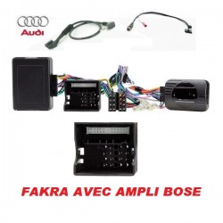 COMMANDE VOLANT AUDI A64 2004-2011 - FAKRA - Ampli Bose
