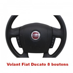 COMMANDE VOLANT Fiat Ducato 2007-2011 - ISO - Autoradio avec 8 boutons au volant