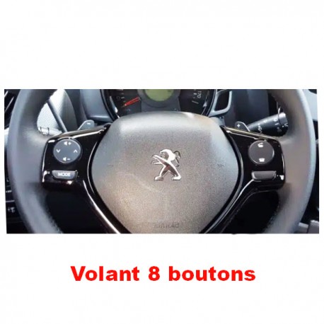 COMMANDE VOLANT Peugeot 108 2014-2017 - ISO - AVEC 8 boutons au volant