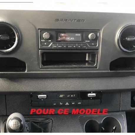 COMMANDE VOLANT Mercedes Sprinter 2018 et après - Autoradio 1 DIN d'origine