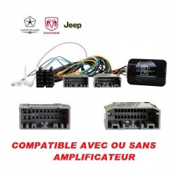 COMMANDE VOLANT Jeep Wrangler 2007-2018 - AVEC ou SANS ampli