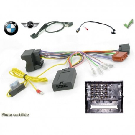 COMMANDE VOLANT Mini Cooper S 2006-2014 - FAKRA - SANS navigation SANS radars de recul