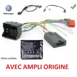 COMMANDE VOLANT Volkswagen Eos 2006-2017 - FAKRA AVEC ampli