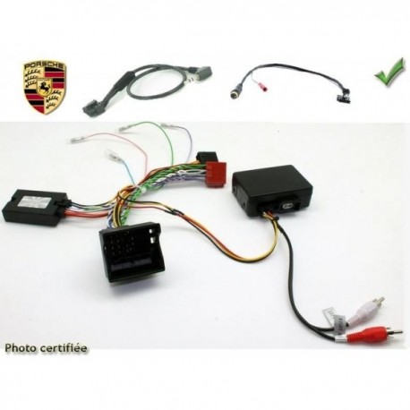 COMMANDE VOLANT Porsche Cayman - FAKRA - AVEC ampli fibre