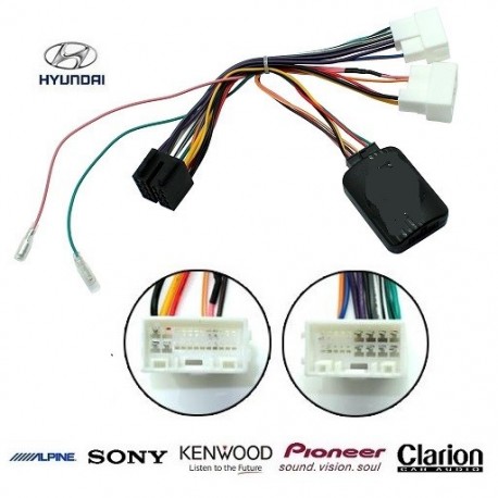 COMMANDE VOLANT Hyundai I45 2009- - Pour Pioneer complet avec interface specifique